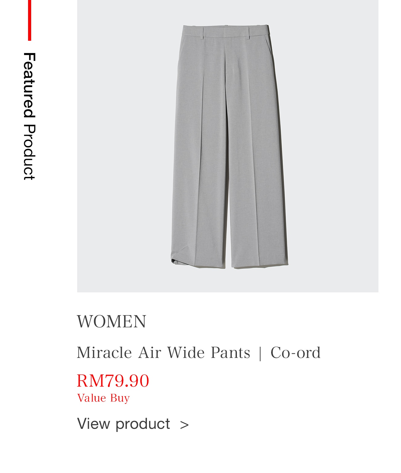 Miracle Air Wide Pants | Co-ord