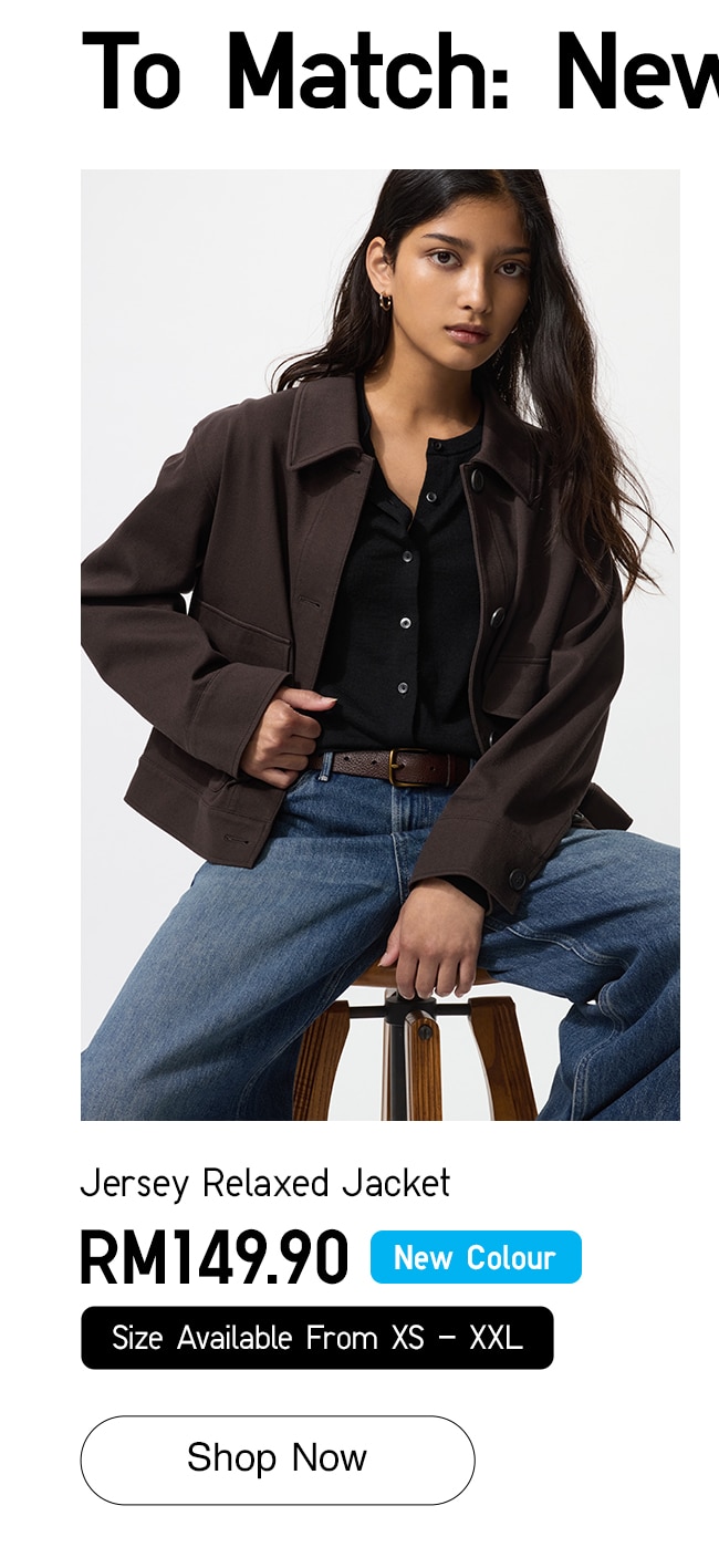 Jersey Relaxed Jacket