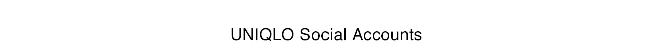 Uniqlo Social Account