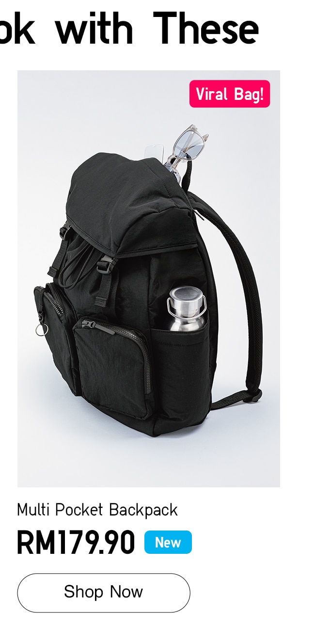 Multi Pocket Backpack
