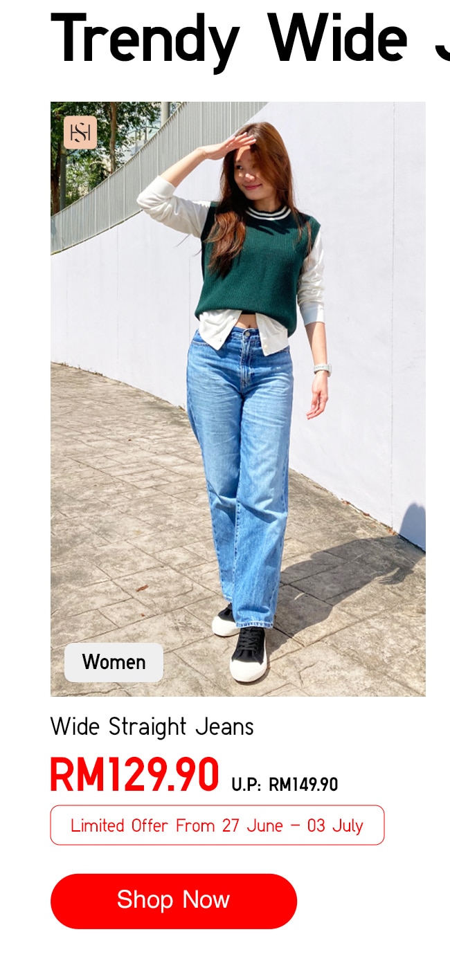 Wide Straight Jeans