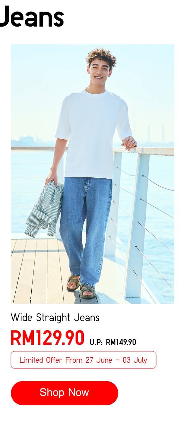 Wide Straight Jeans