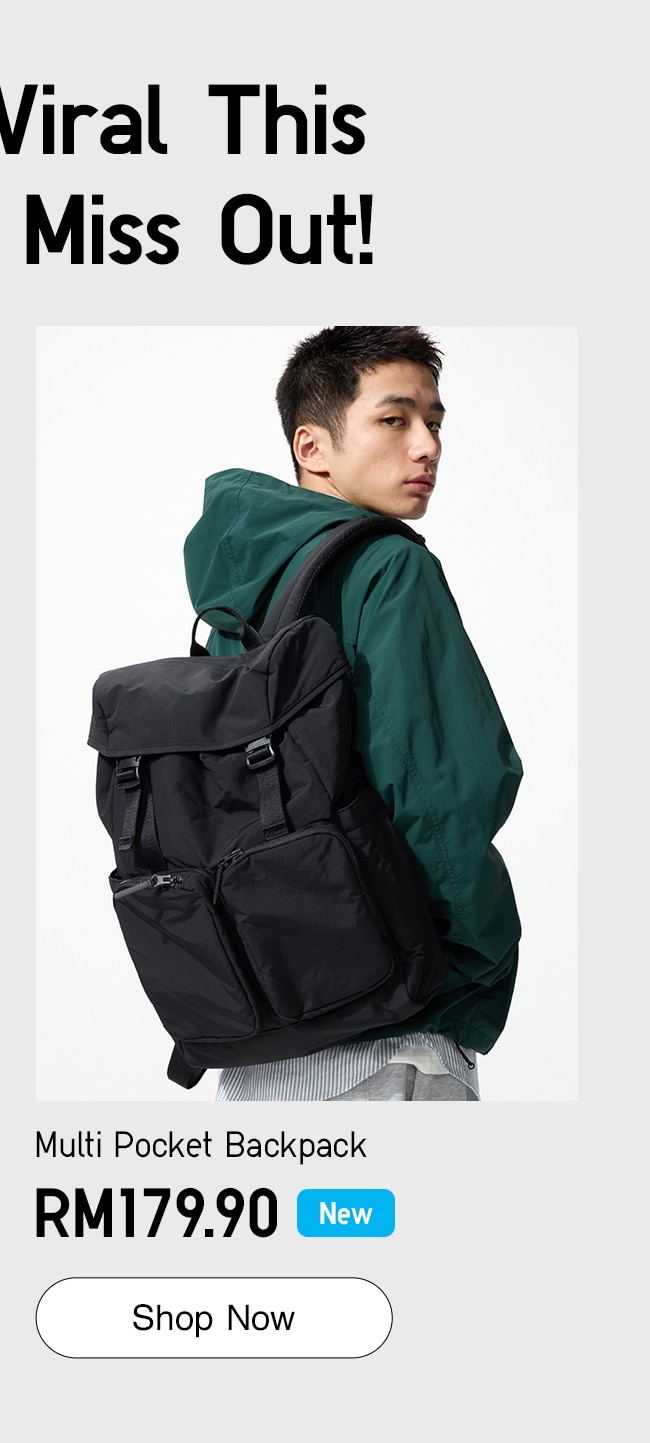 Multi Pocket Backpack