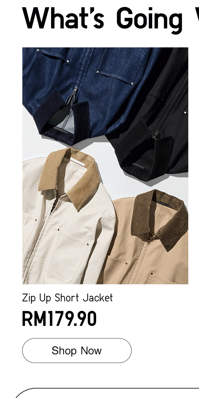 Zip Up Short Jacket