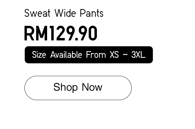 Sweat Wide Pants