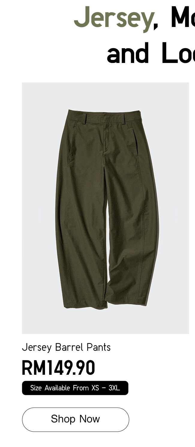 Jersey Barrel Pants