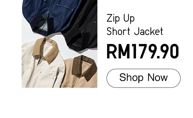 Zip Up Short Jacket