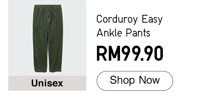 Corduroy Easy Ankle Pants