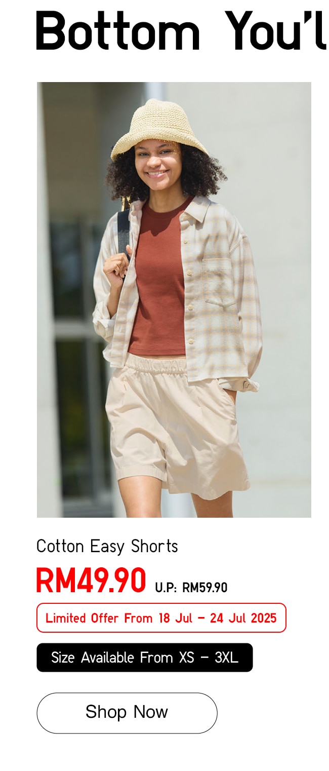 Cotton Easy Shorts