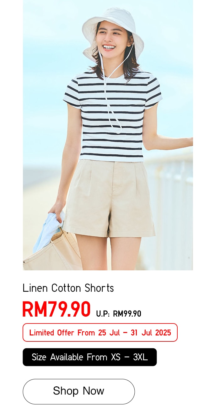Linen Cotton Shorts