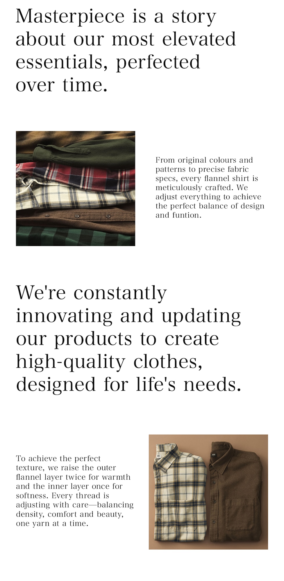 MASTERPIECE FLANNEL