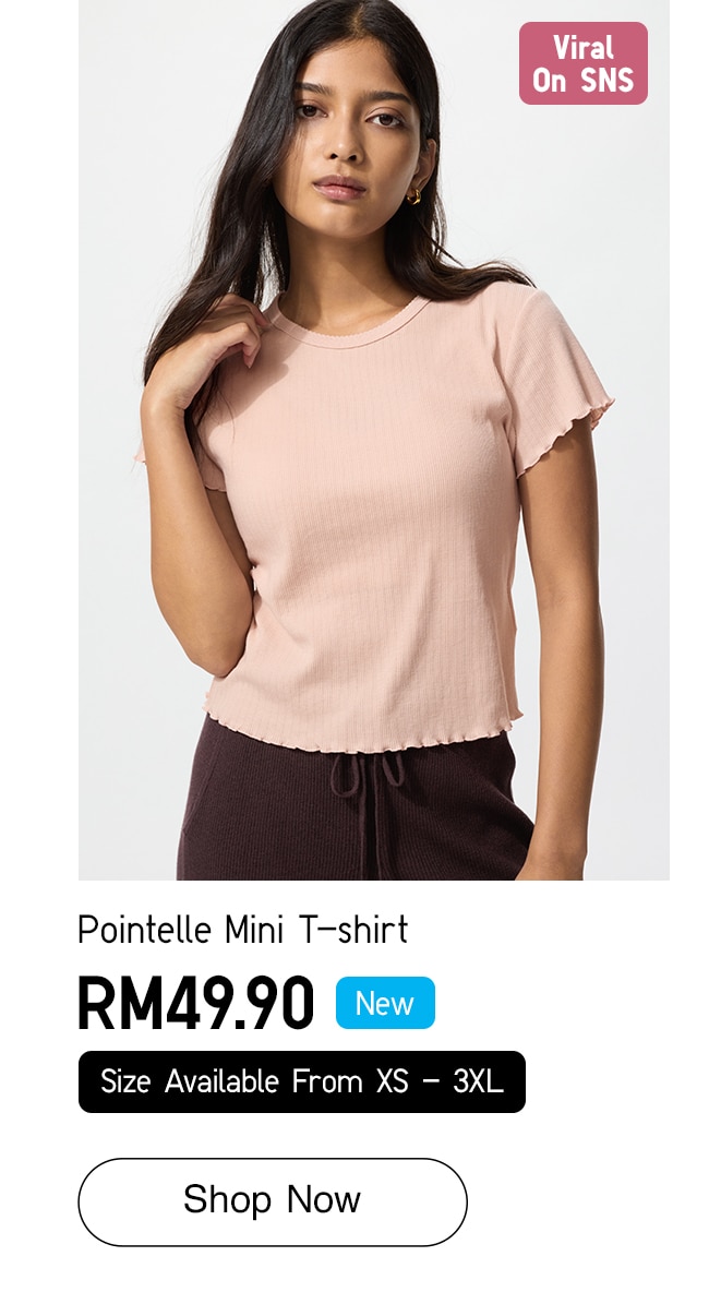 Pointelle Mini T-shirt