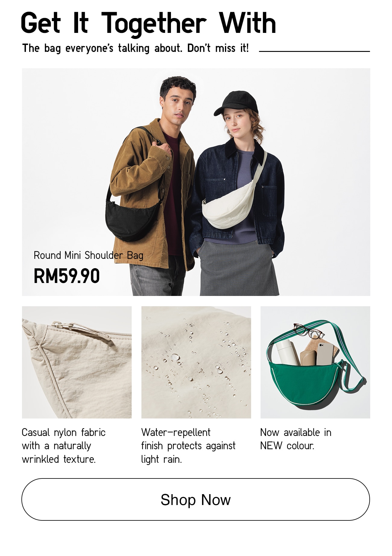Round Mini Shoulder Bag