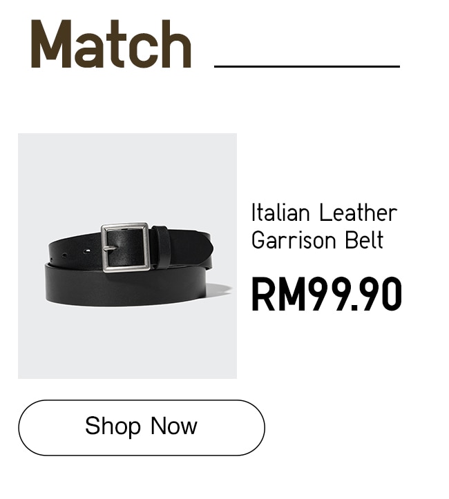 Italian Leather Garrison Belt