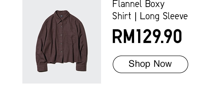 Flannel Boxy Shirt | Long Sleeve