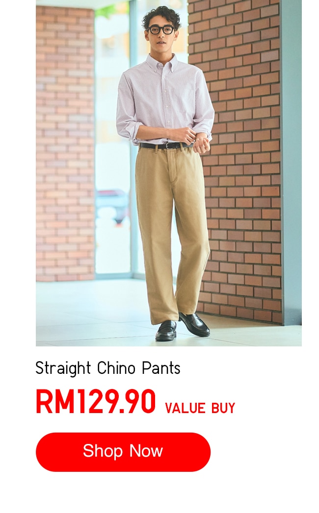 Straight Chino Pants
