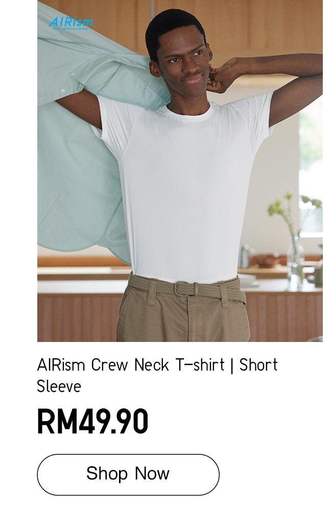 AIRism Crew Neck T-shirt | Short Sleeve