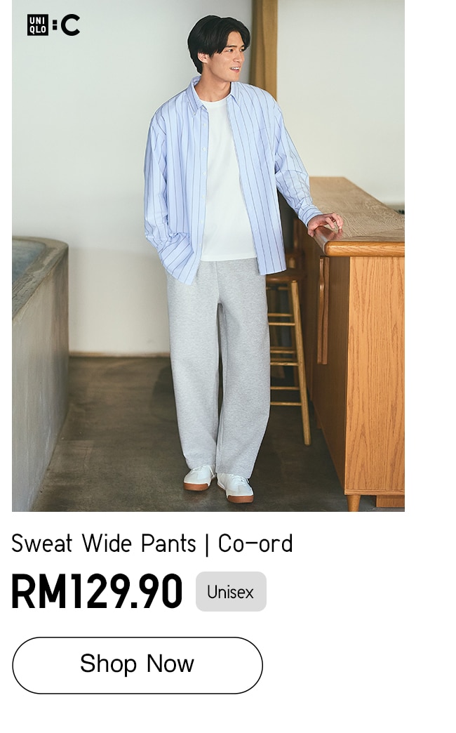 Sweat Wide Pants | Co-ord