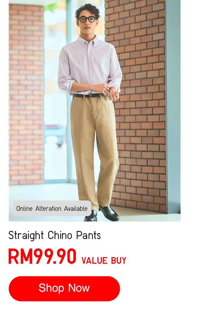 Straight Chino Pants