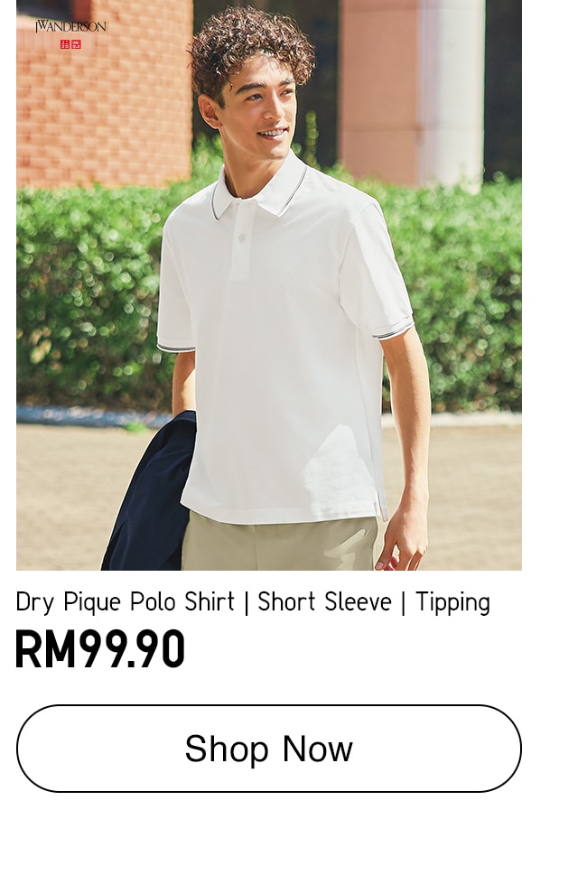 Dry Pique Polo Shirt | Short Sleeve | Tipping