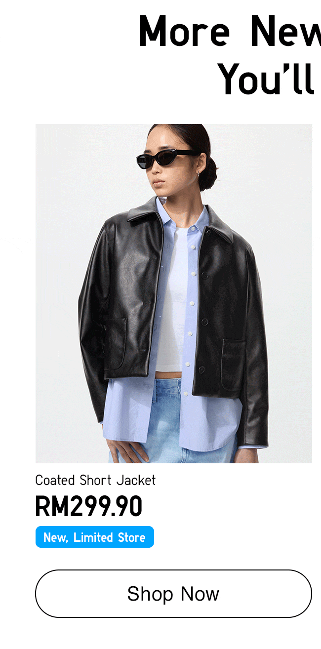 Coated Short Jacket