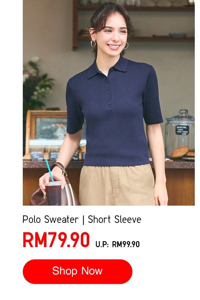 Polo Sweater | Short Sleeve