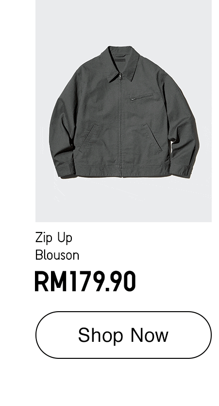 Zip Up Blouson
