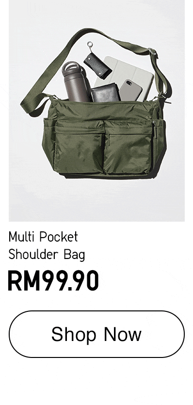 Multi Pocket Shoulder Bag