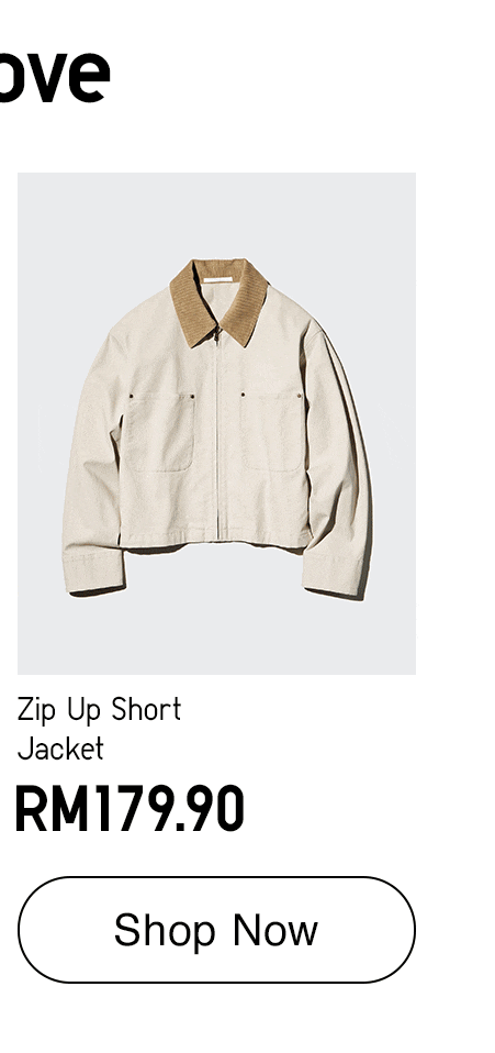Zip Up Short Jacket