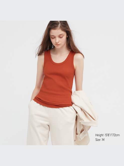 WOMEN'S RIBBED TANK TOP UNIQLO PH