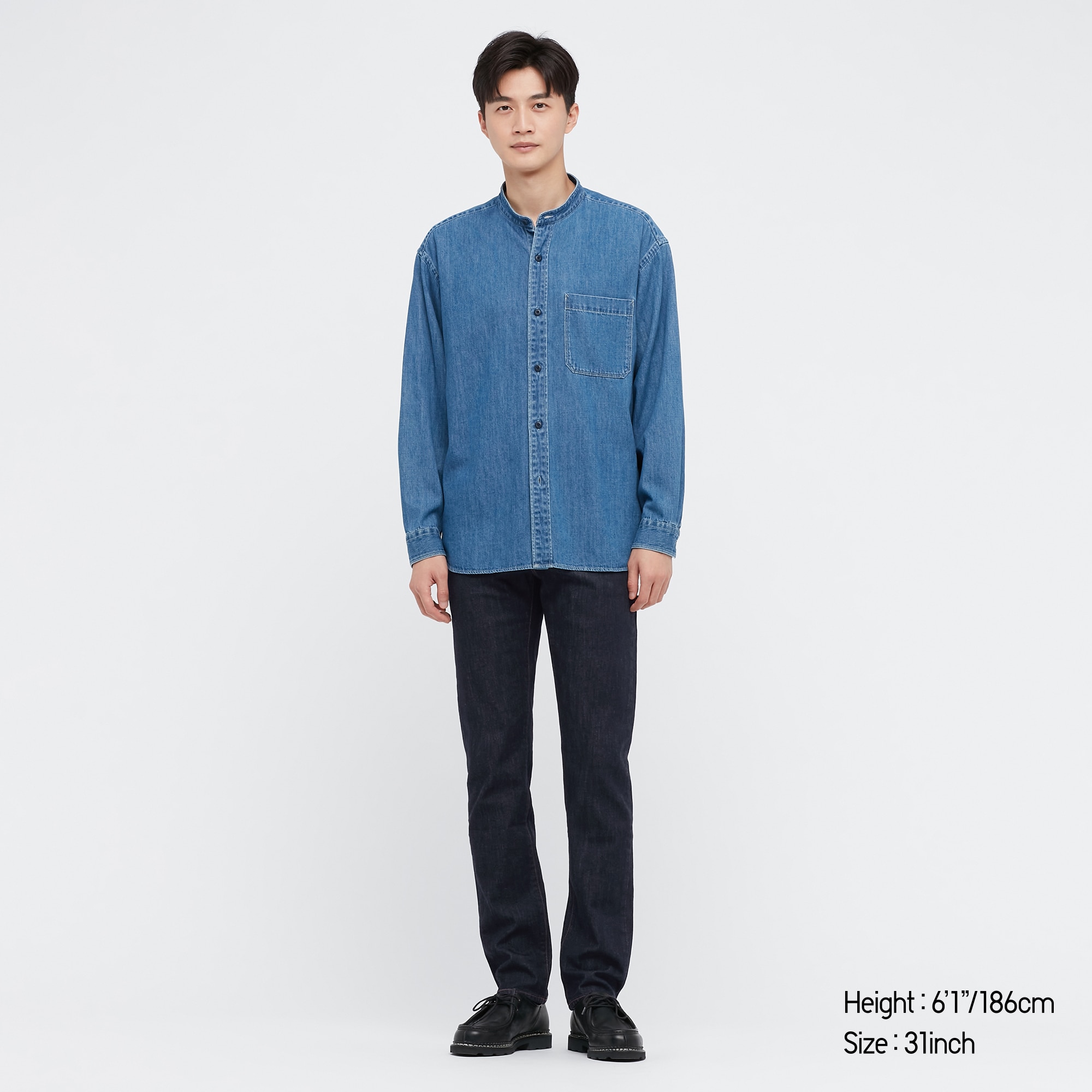 Uniqlo slim store fit straight jeans