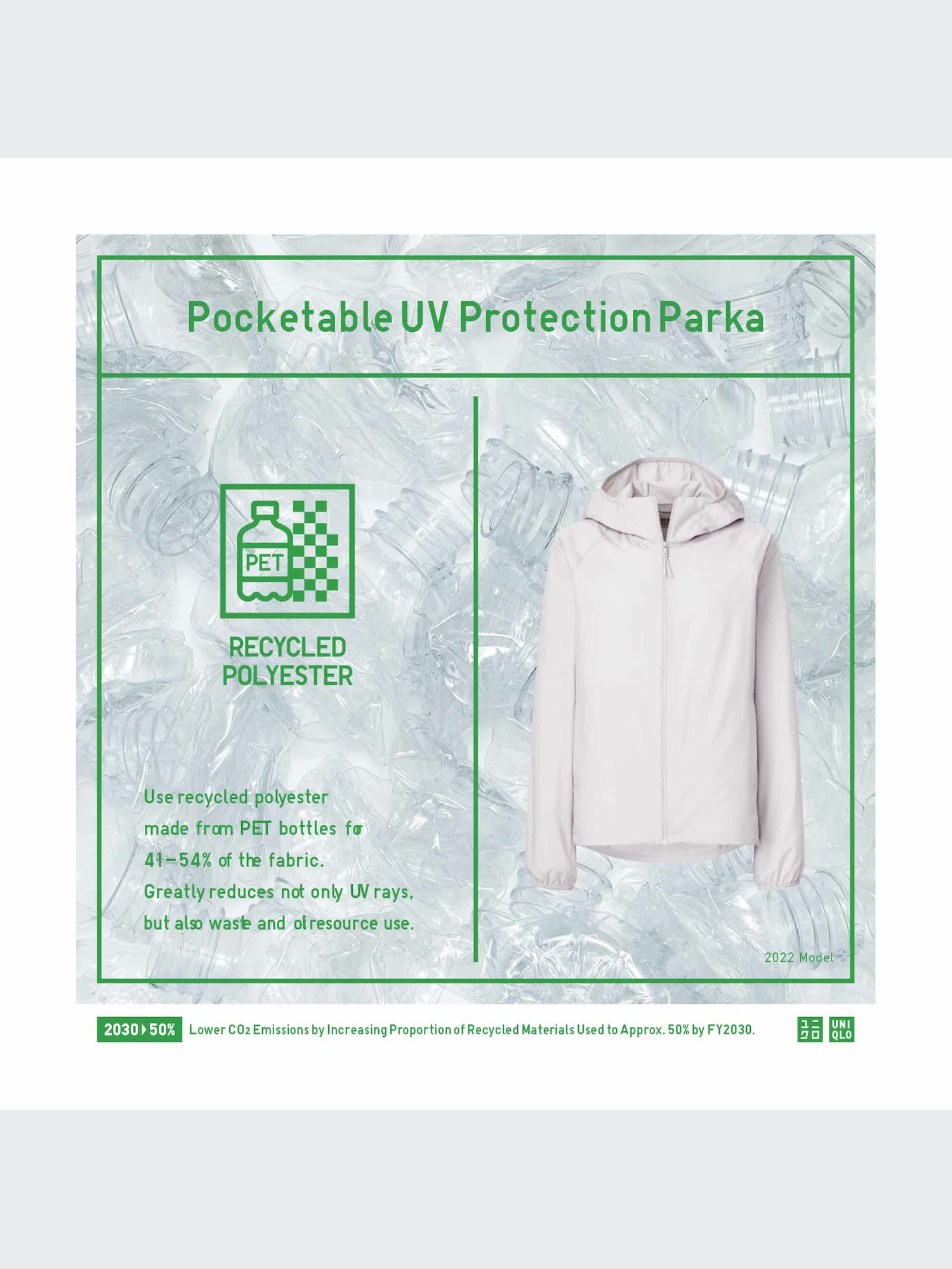 Pocketable UV Protection Parka