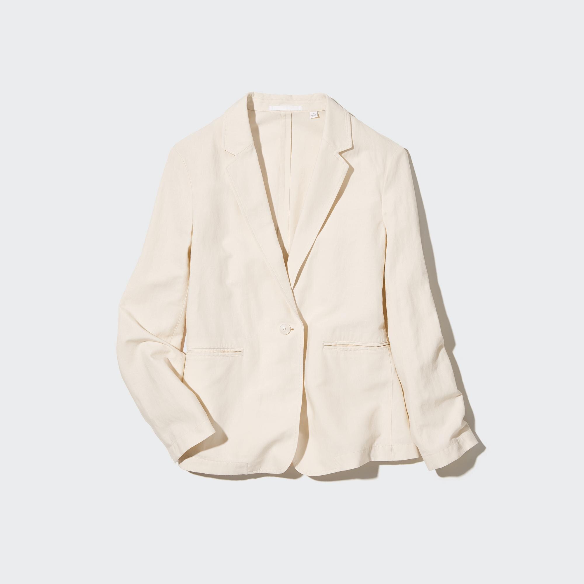 uniqlo linen jacket