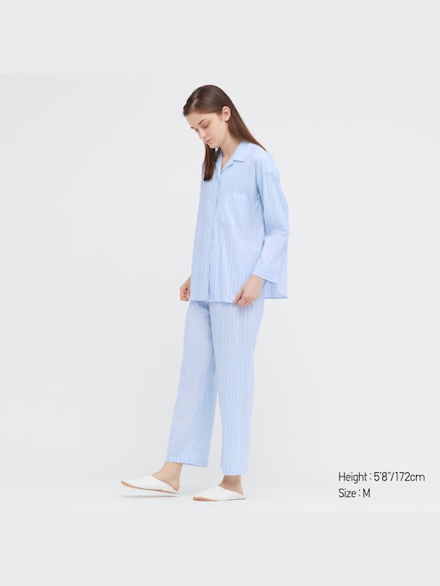 WOMEN'S SOFT STRETCH PAJAMAS (LONG SLEEVE) UNIQLO PH