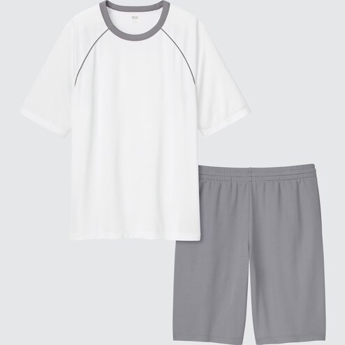 AIRism Mesh Crew Neck Set (Short Sleeve)