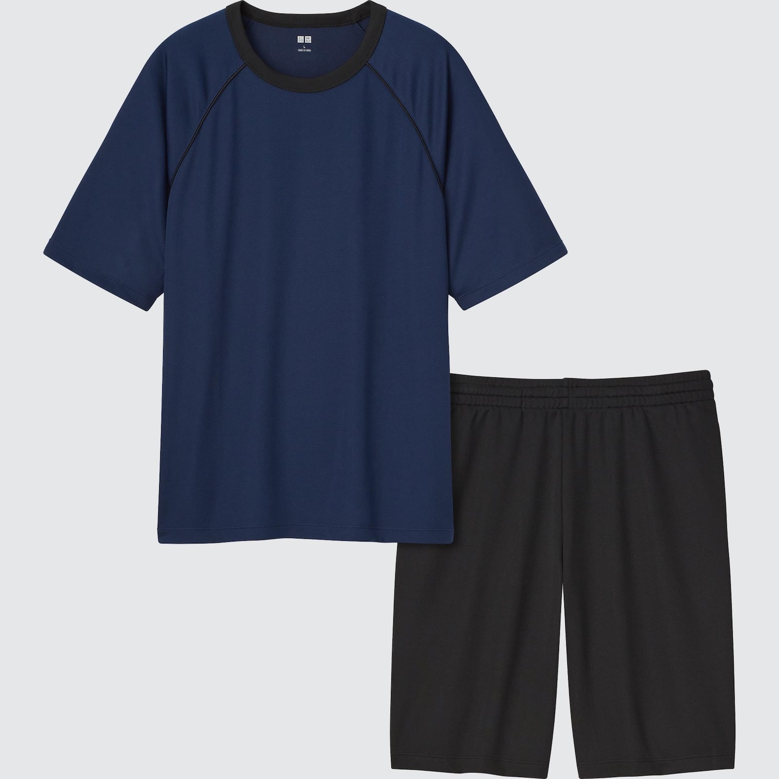 AIRism Mesh Crew Neck Set