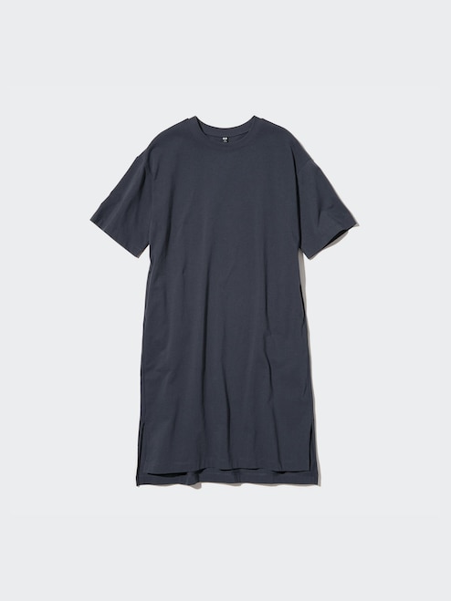 women u crew neck short-sleeve t-shirt dress WOMEN'S CREW NECK SHORT SLEEVE T-SHIRT DRESS