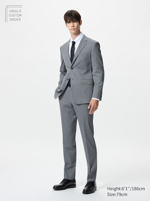 slim fit dress slacks Shop Uniqlo Clothing and Suit Separates at SilkRoll. Trade with us! main image 1