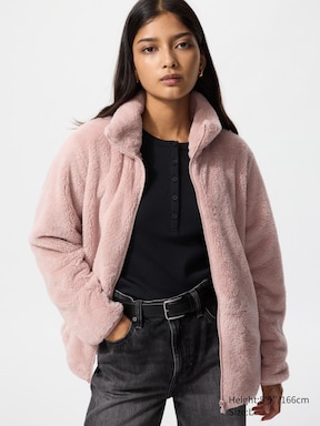 WOMEN'S FLUFFY YARN FLEECE FULL-ZIP JACKET UNIQLO PH
