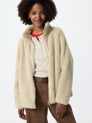 Fluffy Yarn Fleece Full-Zip Jacket