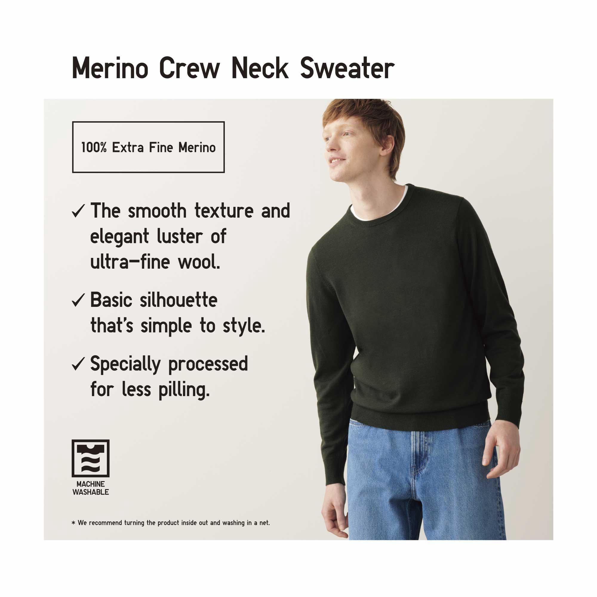 Uniqlo hotsell merino pullover