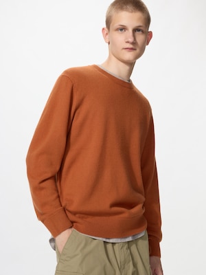 Cashmere Crew Neck Long Sleeve Sweater