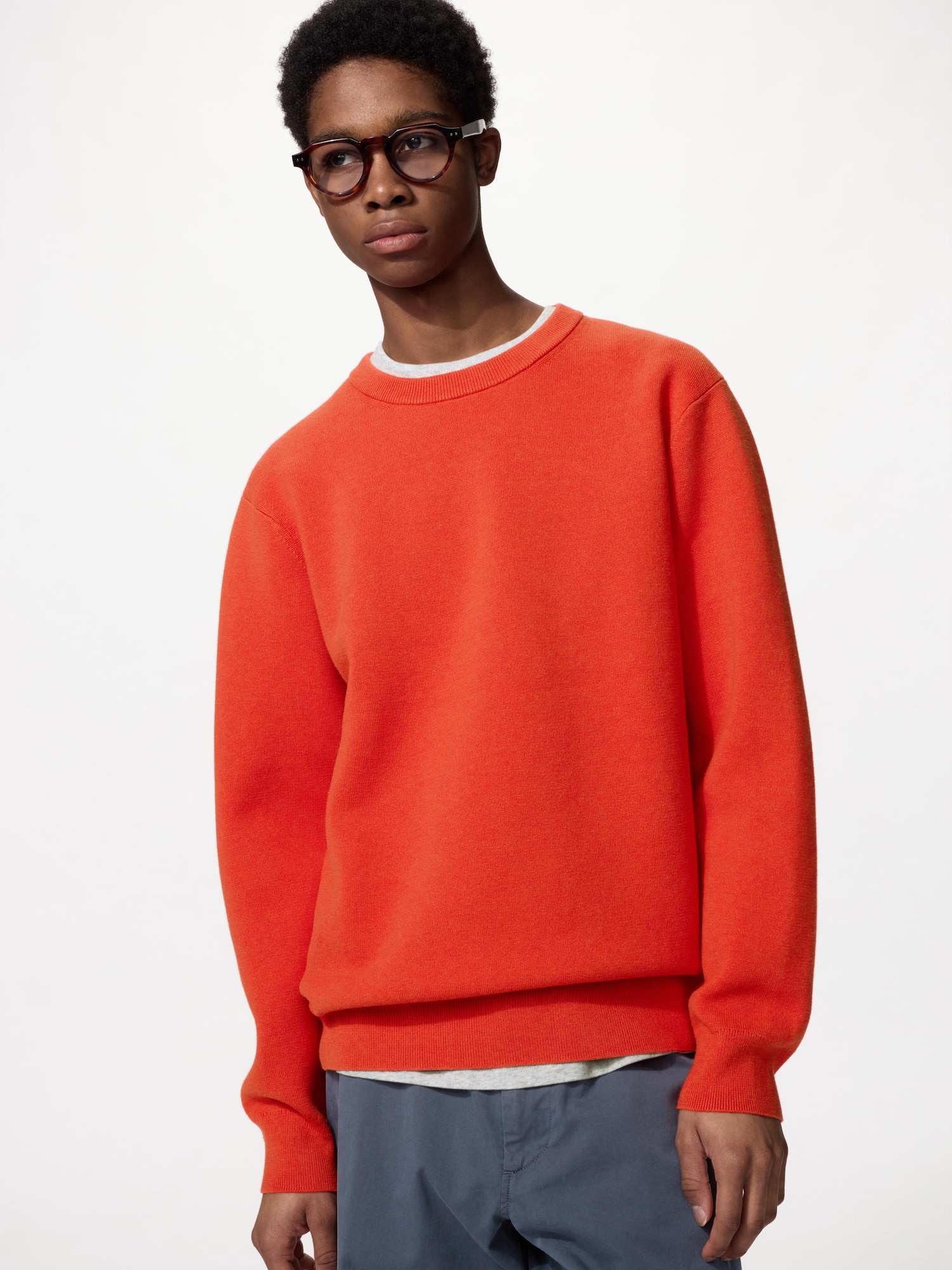 Unisex Washable Milano Ribbed Crew Neck Sweater | UNIQLO PH