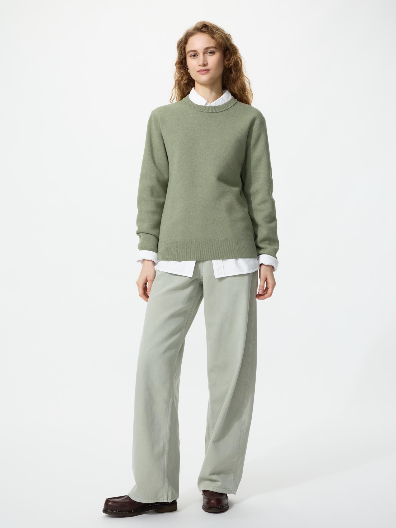 Unisex Washable Milano Ribbed Crew Neck Sweater | UNIQLO PH