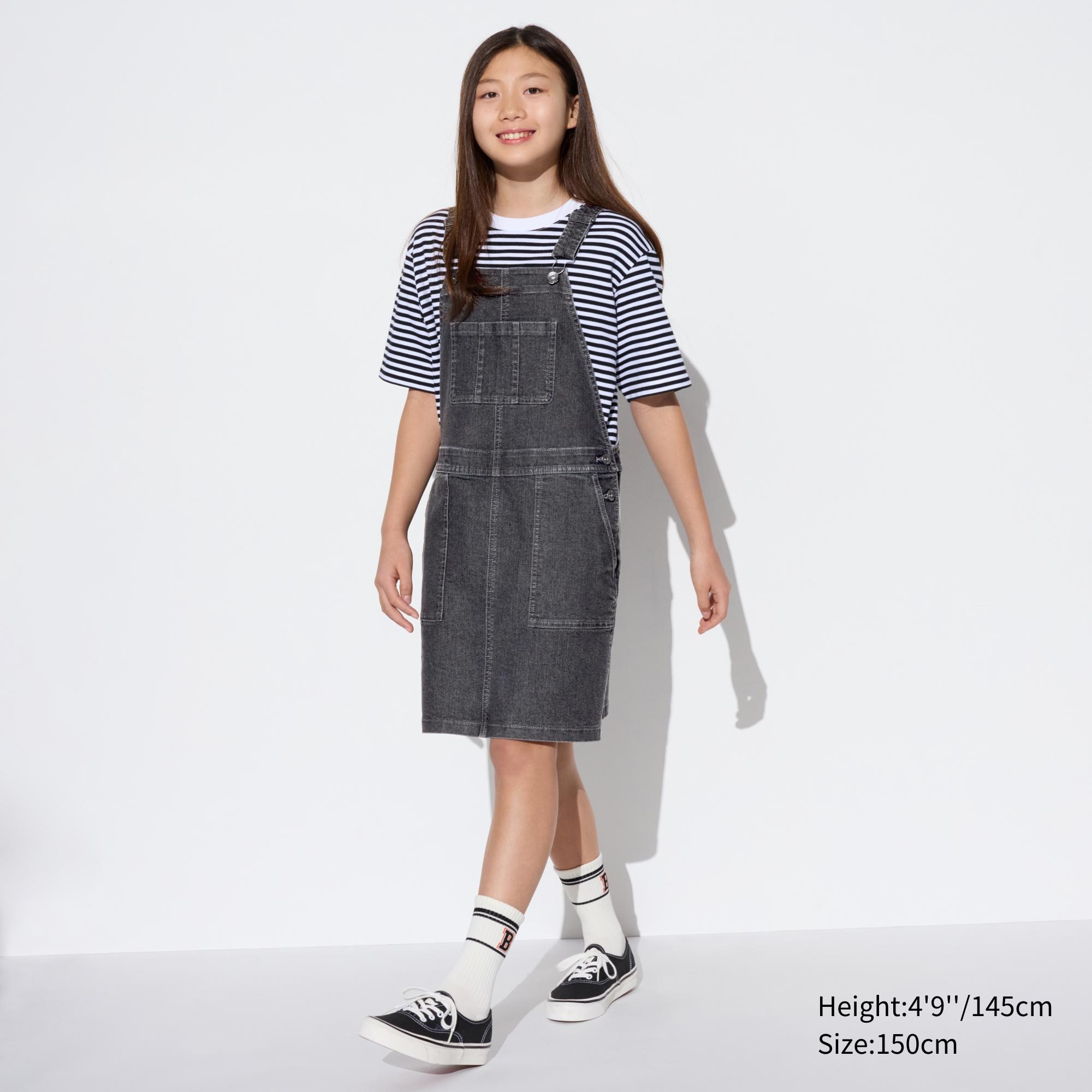 GIRLS DENIM JUMPER SKIRT | UNIQLO PH