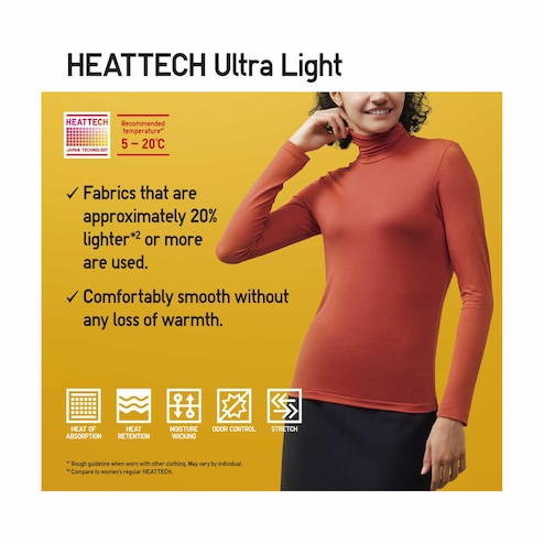 HEATTECH Ultra Light Turtleneck Long Sleeve T-Shirt