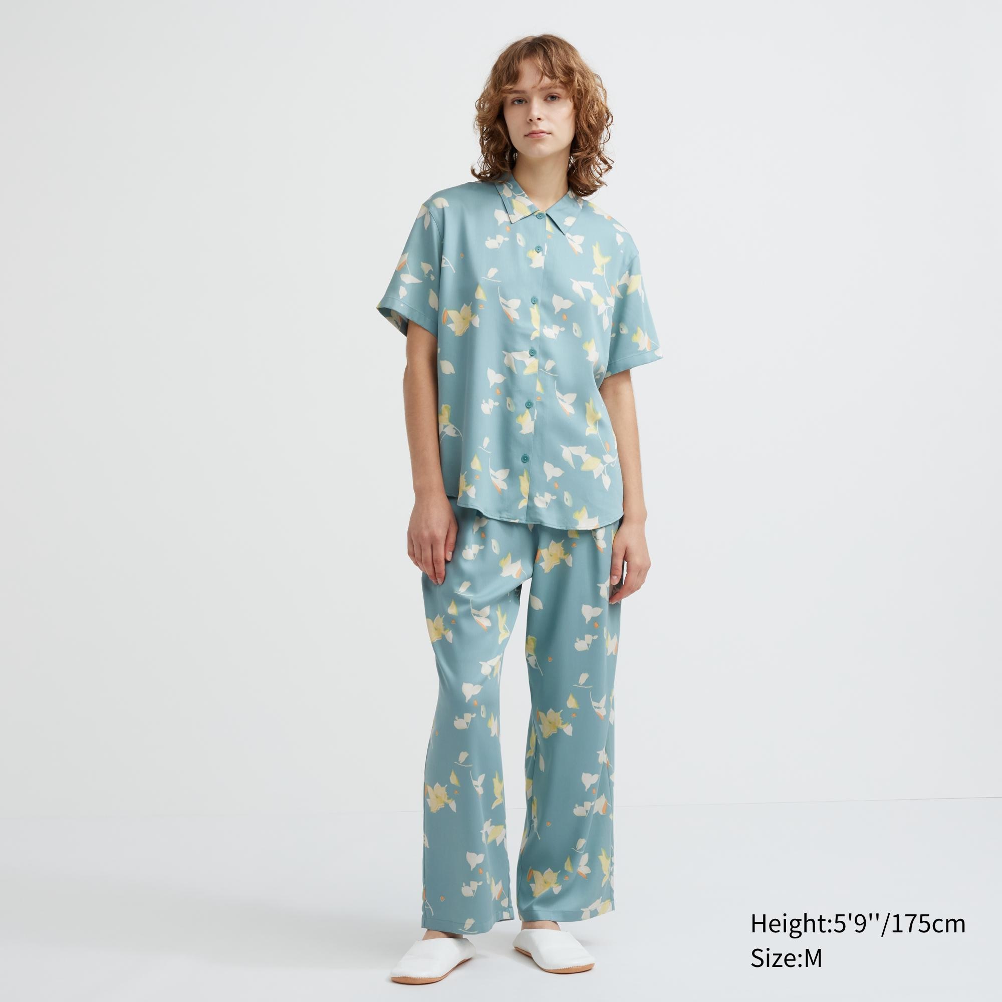 WOMEN S SATIN SHORT SLEEVE PAJAMAS UNIQLO PH