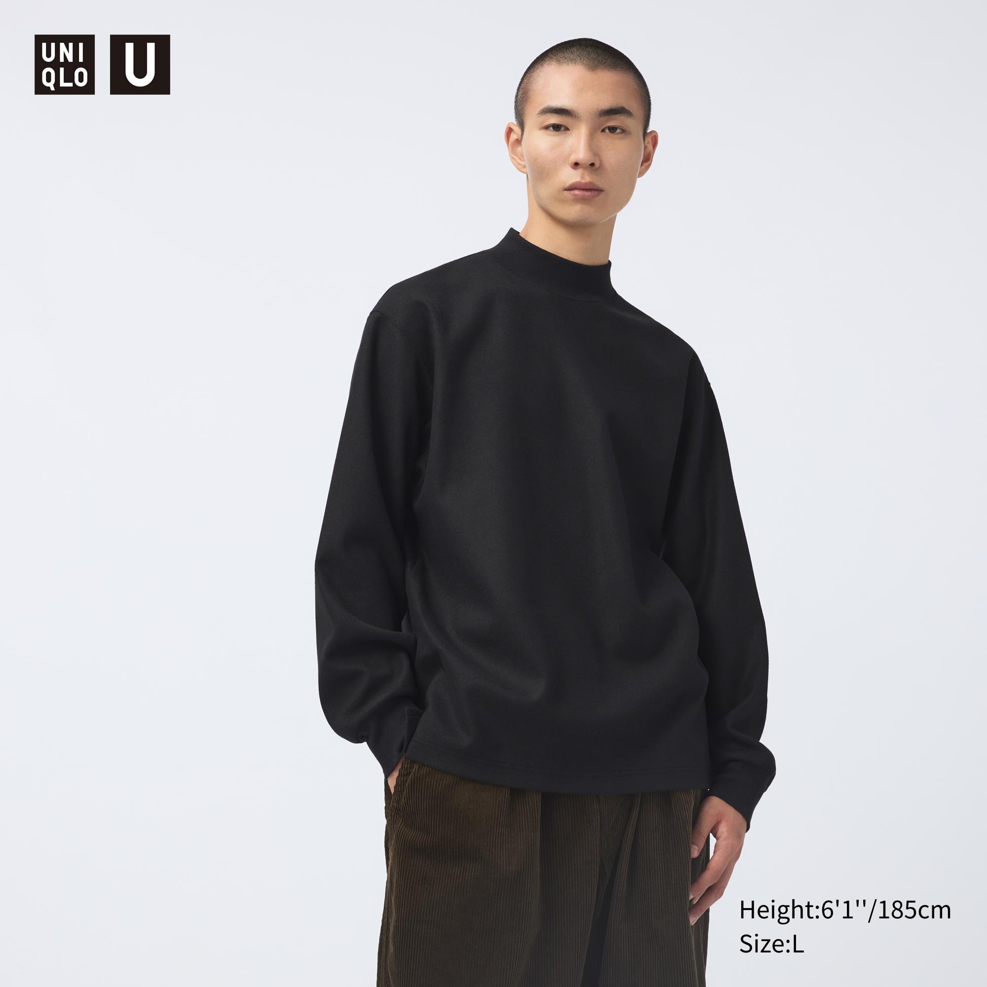 Uniqlo mock sale neck mens