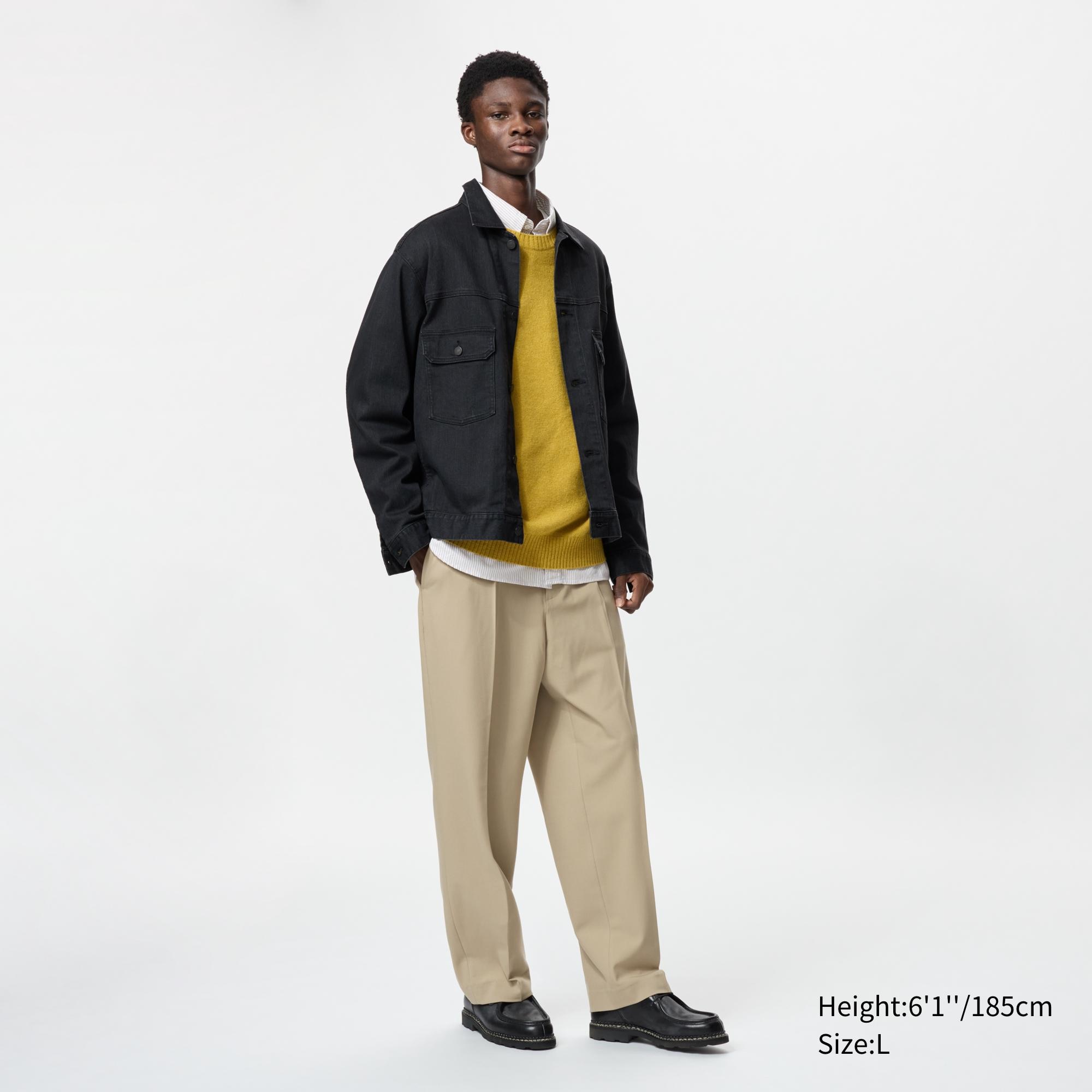 Uniqlo men's hot sale cropped trousers