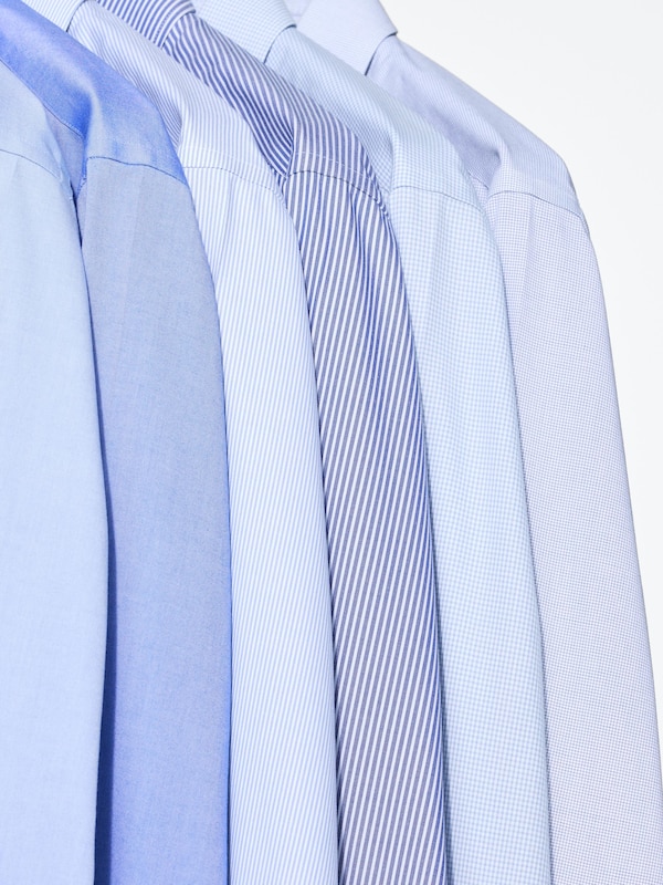 Super Non-Iron Slim Fit Long Sleeve Shirt | Spread Collar